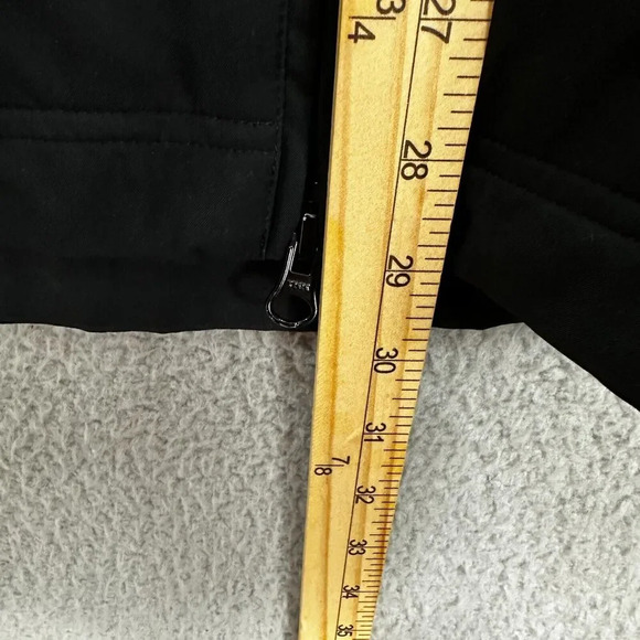 Adidas Track Jacket Mens Medium Black Windbreaker Logo High Neck Embroidered - Picture 5 of 11